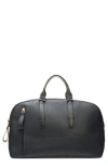 Tom Ford Buckley Leather Duffle Bag In Black
