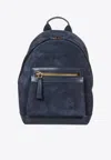 Tom Ford Zip Fastened Backpack In Blue