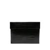 Tom Ford Crocodile-print Leather Document Holder In Black