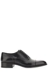 Tom Ford Burnished Claydon Lace-up Shoes In Black