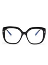 Tom Ford Butterfly-frame Glasses In Black
