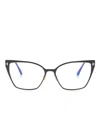 Tom Ford Butterfly-frame Glasses In Black