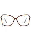 Tom Ford Butterfly Frame Glasses In Brown