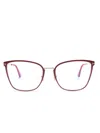 Tom Ford Butterfly-frame Glasses In Red