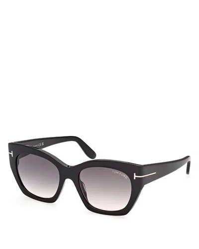 Tom Ford Butterfly Sunglasses, 54mm In Black