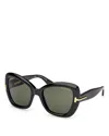 Tom Ford Butterfly Sunglasses, 55mm