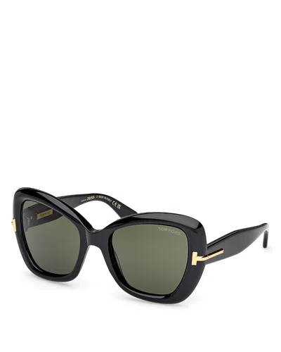 Tom Ford Butterfly Sunglasses, 55mm In Multi