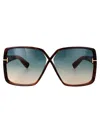 Tom Ford Butterfly Sunglasses Ft1117 53 P In Black