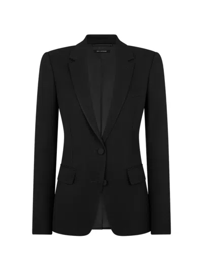 Tom Ford Button Blazer In Black