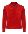 Tom Ford Button-down Collared Jacket In Red