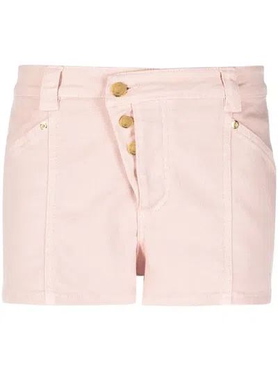 Tom Ford Button-fastening Denim Shorts In Pink