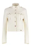 Tom Ford Stand-up Collar Cropped Jacket