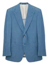 Tom Ford Button Single-breasted Blazer In Blue