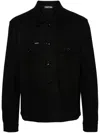 Tom Ford Button-up Cashmere Overshirt In Black