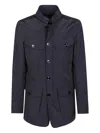 Tom Ford Long Sleeve Jacket In Blue