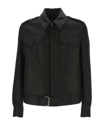 TOM FORD TOM FORD BELTED-WAIST MILITARY JACKET