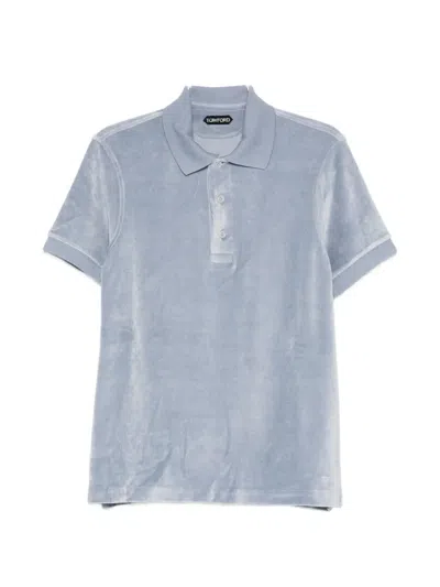 Tom Ford H-polo In Blue
