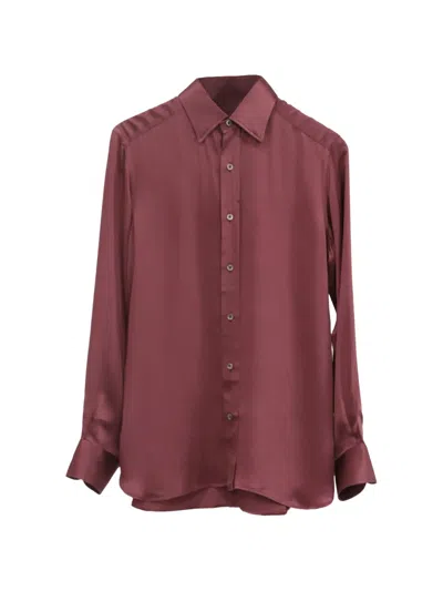 Pre-owned Tom Ford Button-down Shirt In Red