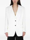 Tom Ford Buttoned Blazer In White