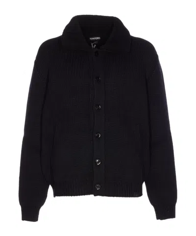 TOM FORD TOM FORD BUTTONED KNIT CARDIGAN