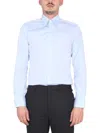 Tom Ford Buttoned Long-sleeved Shirt In Azure