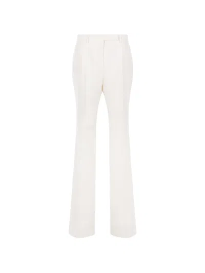 Tom Ford Buttoned Trousers In White
