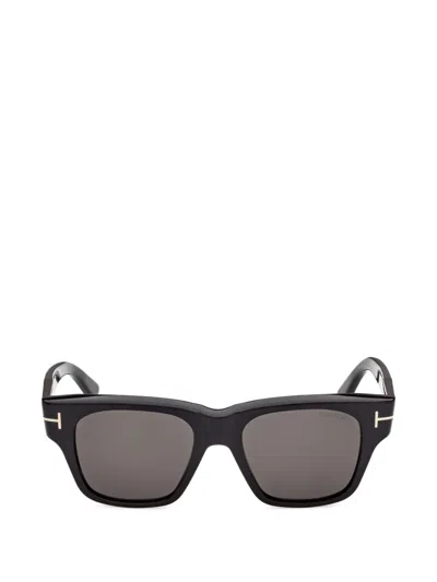 Tom Ford Caine Square-frame Sunglasses In Black