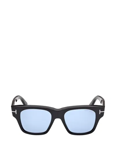 Tom Ford Caine Square-frame Sunglasses In Black