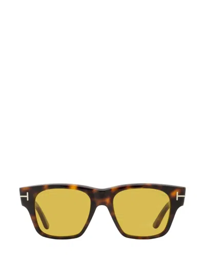 Tom Ford Caine Square-frame Sunglasses In Neutral