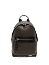 Tom Ford Calf Leather Backpack In Black