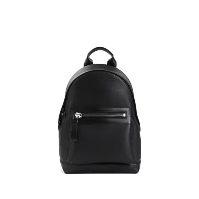 Tom Ford Calf Leather Backpack In Black