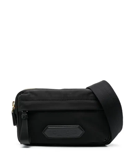 Tom Ford Calf Leather Pouch In Black