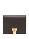 Tom Ford Calf Leather Wallet In Brown
