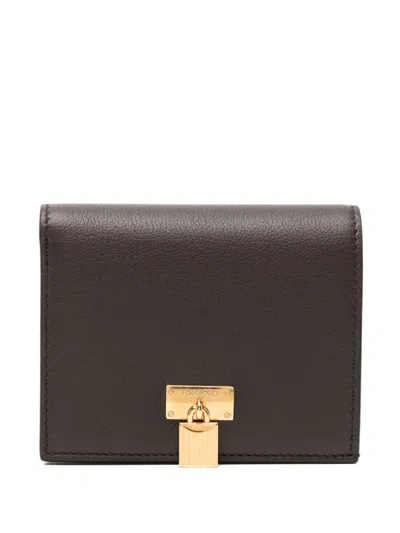 Tom Ford Calf Leather Wallet In Brown