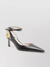 Tom Ford Pointy Toe Stiletto Pumps With Lock Detail