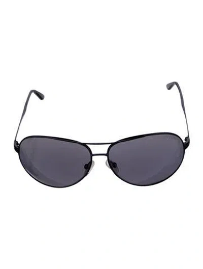Pre-owned Tom Ford Callae Aviator Sunglasses In Black