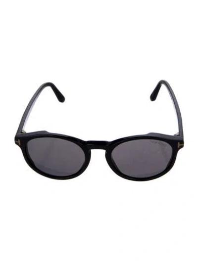 Pre-owned Tom Ford Callum Wayfarer Sunglasses In Black