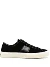 Tom Ford Logo-print Low-top Sneakers In Black