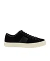 Tom Ford Logo-print Low-top Sneakers In Black