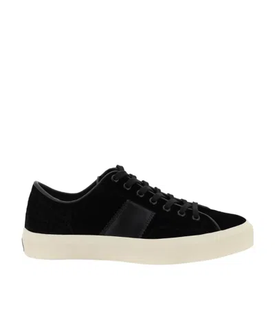 TOM FORD TOM FORD	CAMBRIDGE EMBOSSED LACE-UP SNEAKERS