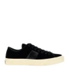 Tom Ford Logo-print Low-top Sneakers In Black