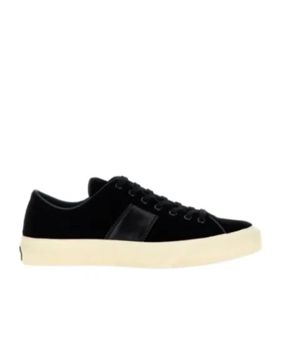 TOM FORD TOM FORD CAMBRIDGE VELVET SNEAKERS
