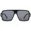 Tom Ford Camden Smoke Navigator Men's Sunglasses Ft0933 01a 58 In Black