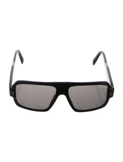 Pre-owned Tom Ford Camden Square Sunglasses In Black