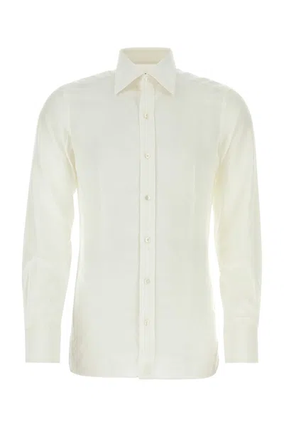 Tom Ford Camicia-40 Nd  Male In White