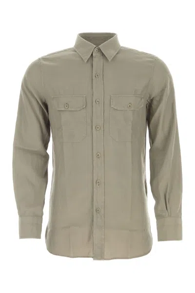 Tom Ford Camicia-41 Nd  Male In Gray