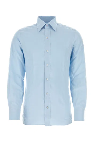 Tom Ford Camicia-42 Nd  Male In Blue
