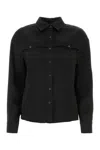 Tom Ford Long-sleeved Satin Shirt In Black