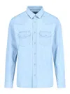 Tom Ford Relaxed Fit Shirt Long Sleeves In Blue