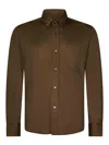 Tom Ford Long-sleeved Buttoned Shirt In Brown